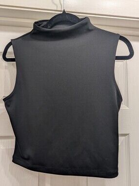 Express Body Contour Crop Top Black Size M | NWOT